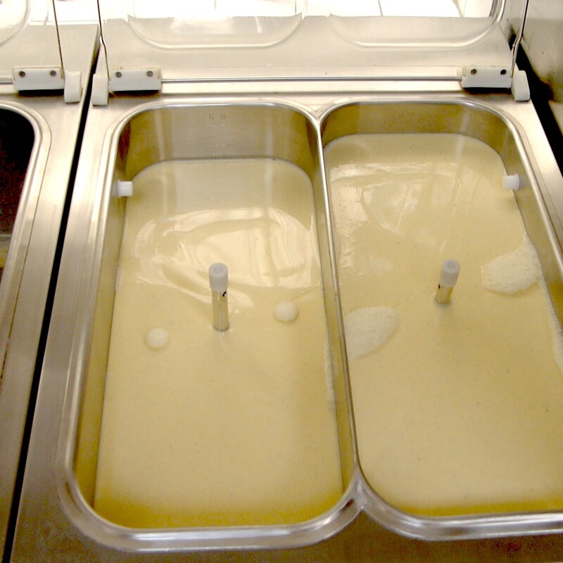 Der Fertige Mix reift einen Tag.